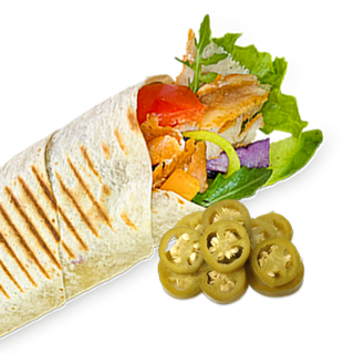 Kebab na Cienkim z Jalapeno - SREDNI