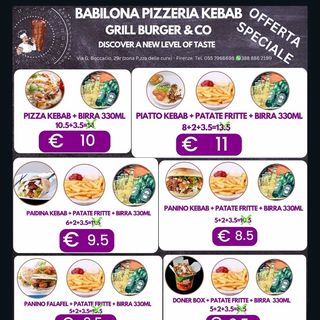 Menu Piato kebab speciale