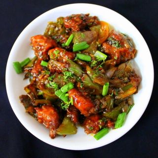 Garlic chilli chicken 