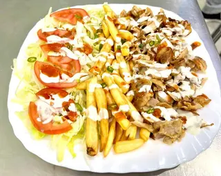 Plato Carne De Kebab