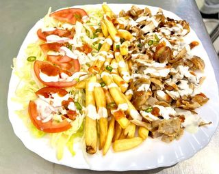 Plato Carne De Kebab