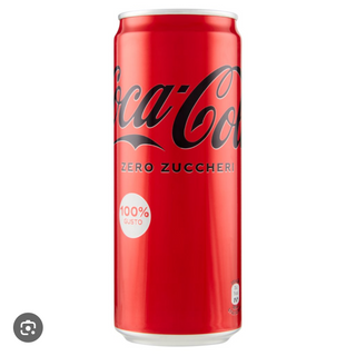 Coca cola zero lattina