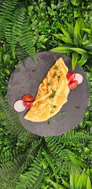 Омлет с котидж