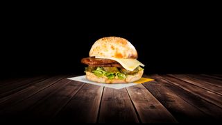 Cheeseburger de pui