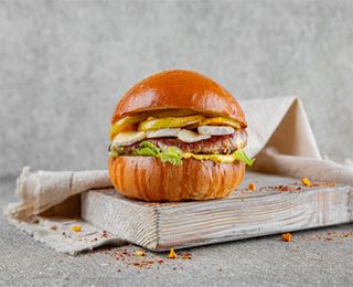 Apple Brie Burger