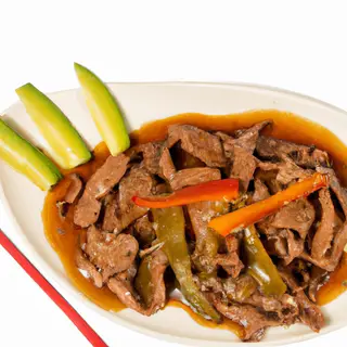 Ternera Salteada Con Salsa Picante
