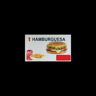 Menú hamburguesa doble