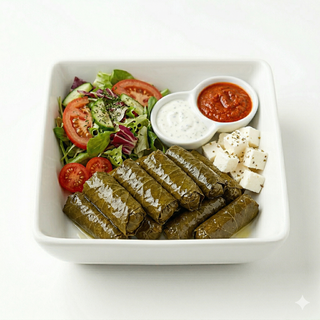 Dolma (hoja de parra con arroz)