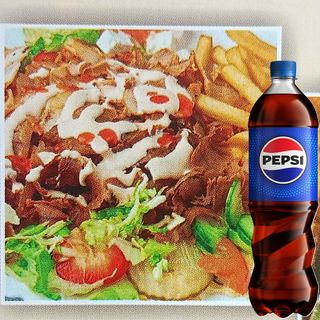 Danie z kurczakiem + Pepsi