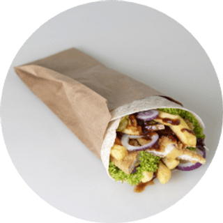 BBQ Fully filled wrap