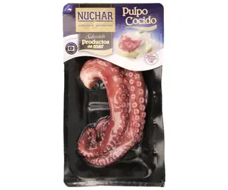 Patas Pulpo Cocido 400-500 Grs.