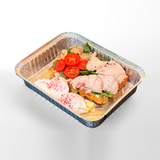 Vafe de Cartofi cu Ouă Poșate și Pastrami de Curcan