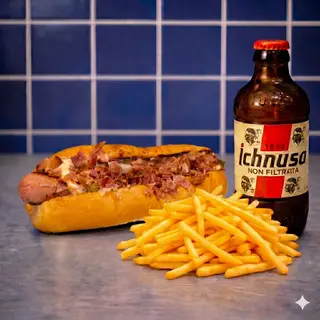 menu bacon dog