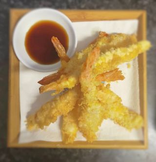 64. Tempura di gamberi