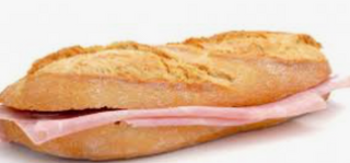 Bocadillo de jamón york