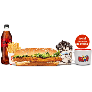 Menu Completo Long Chicken + Caneca