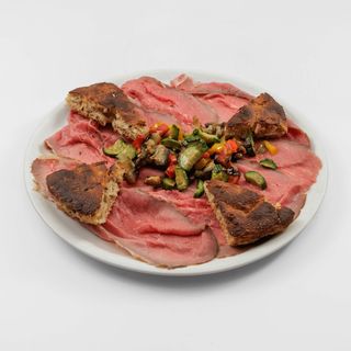 Roast beef e verdure