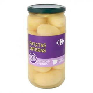 Patatas Enteras Sin Sal Añadida En Tarro Carrefour 400 Gr.