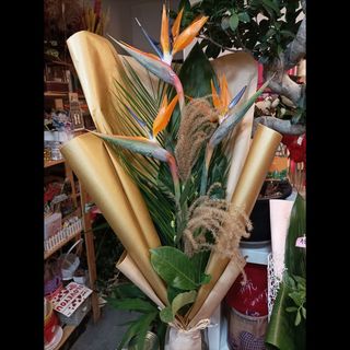 Buket sa tri rajske ptice