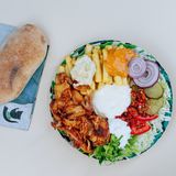 Gyros Pollo Al Plato