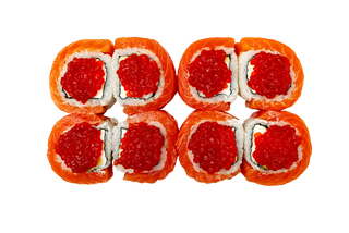 Vip з лососем, ікрою лосося (570г/8шт)