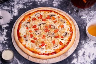 Пицца куриная с шампиньонами (30 см.)