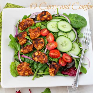 Ensalada de Pollo Tikka - Chicken Tikka Salad