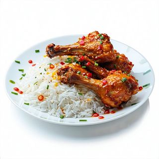 1/4 Chicken Wet Fry Pilau