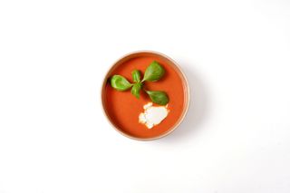 Krem pomidorowy z ricottą