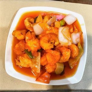 65. Gambas Agridulces