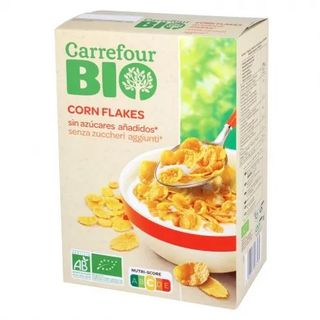 Cereales Corn Flakes sin Azúcar Carrefour Bio 500 Gr.