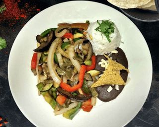 Fajitas de Verdura y Guacamole