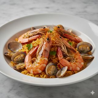 Arroz Con Langostinos Y Almejas, 2 raciones