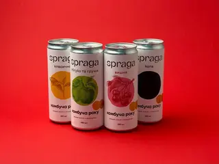 Комбуча SPRAGA в асортименті (330мл)