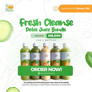 Fresh Cleanse Detox Juice Bundle