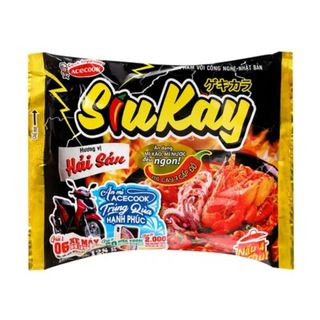 Fideos instantáneos Siukay con mariscos picantes de Acecook (127 gr)