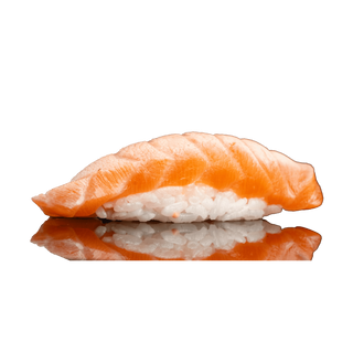 Salmon aburi nigiri