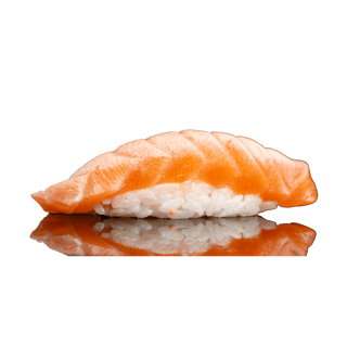 Salmon aburi nigiri