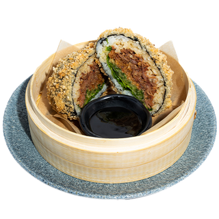 Korean pulled pork burger