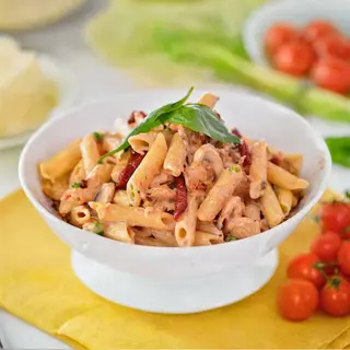 Chicken mushroom penne