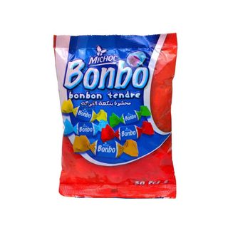 Bonbons tendres fourrés aux arômes de fruits x30 pièces Bonbo 100g - MICHOC