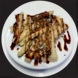 17 Berenjena Con Salsa Teriyaki