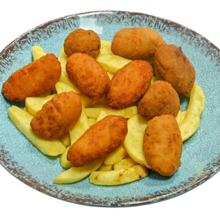 Croquetas de pollo y jamon