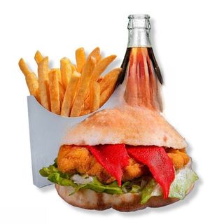 Sandwich snitel pui meniu