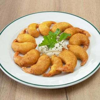 Gambas con Gabardina