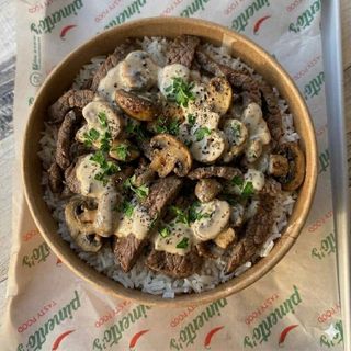 Rice Bowls Émincée de bœuf champignons