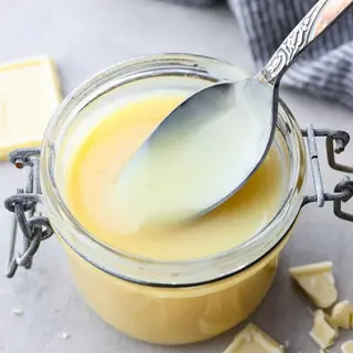 თეთრი შოკოლადის სიუსი | White Chocolate Sauce 
