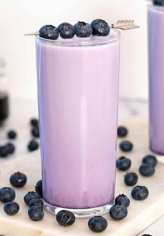 Blueberry milkshake