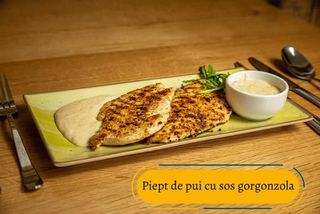 Piept de pui cu gorgonola
