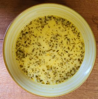 Ciorba de cartofi cu tarhon - vegan sau de post